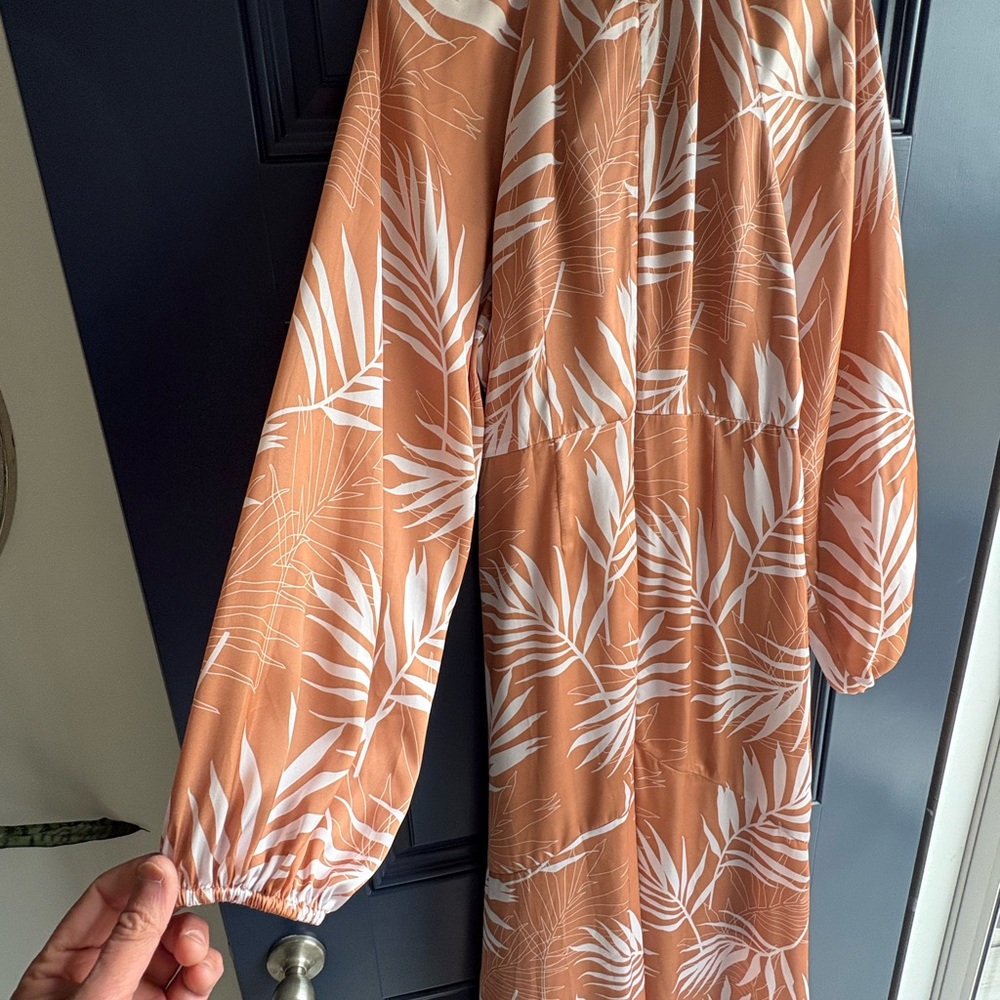 Bohme Orange Long Sleeve Dress - Picture 3 of 6